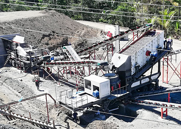 MTN Wheel Type Mobile Crushing And Screening Plant