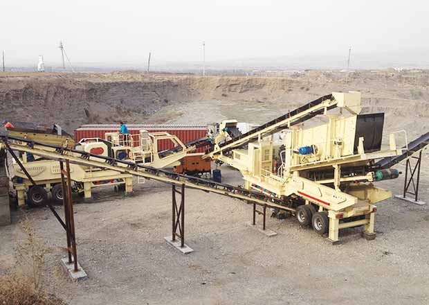 Tire Type Mobile Cone Crusher Station